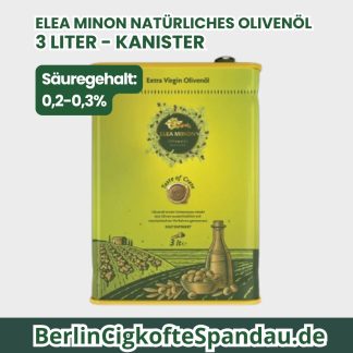 Elea Minon Natürliches Olivenöl - 3L Kanister