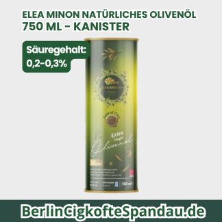 Elea Minon Natürliches Olivenöl - 750ML Kanister