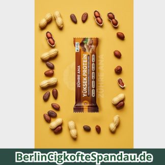 Proteinriegel mit Erdnuss und Kakao